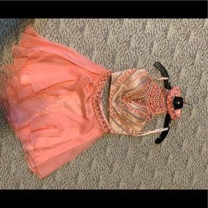 Two Piece homecoming dress. Size 0
